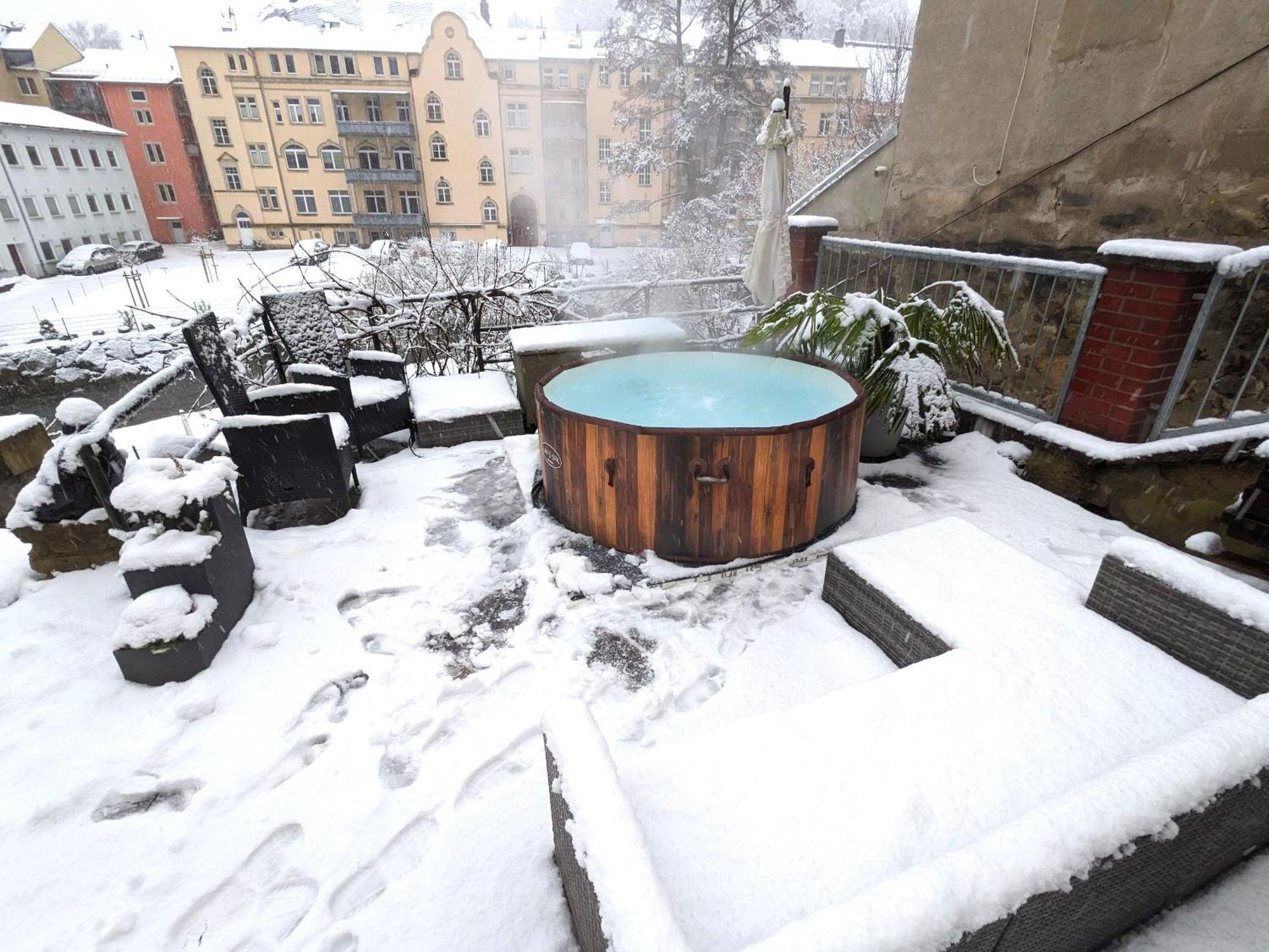 Uo2 - Urlaubsmagie - Garten, Whirlpool, Sauna Διαμέρισμα Sebnitz Εξωτερικό φωτογραφία