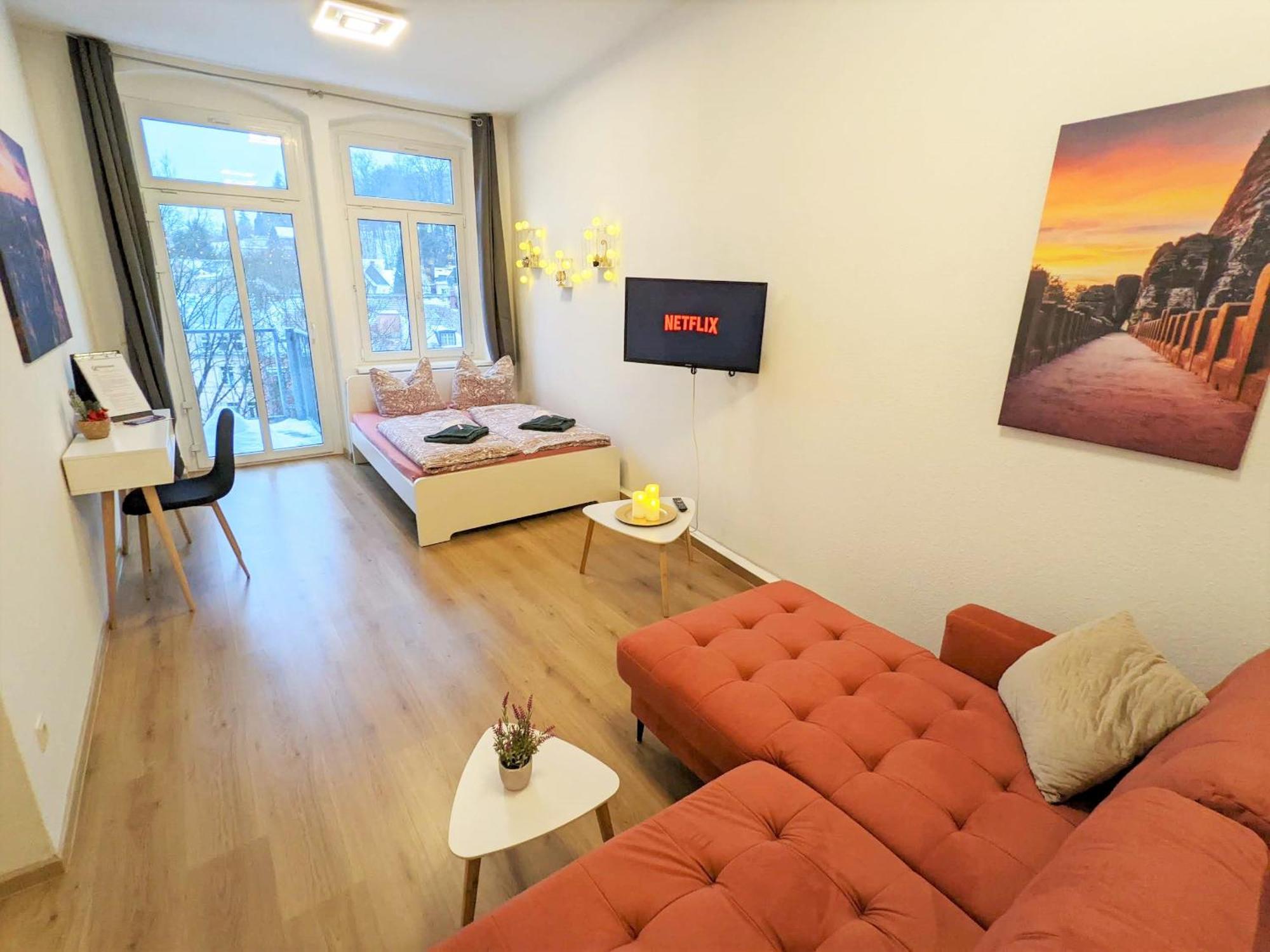 Uo2 - Urlaubsmagie - Garten, Whirlpool, Sauna Διαμέρισμα Sebnitz Εξωτερικό φωτογραφία